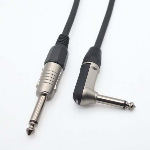 Guitar lead 90deg straight - guitar,