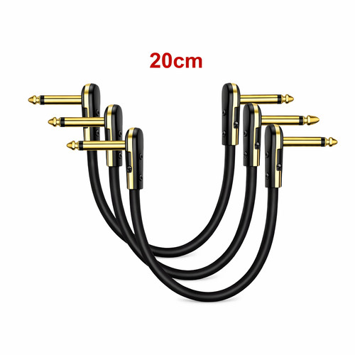 Pedal patch cables 20cm gold - pedal,