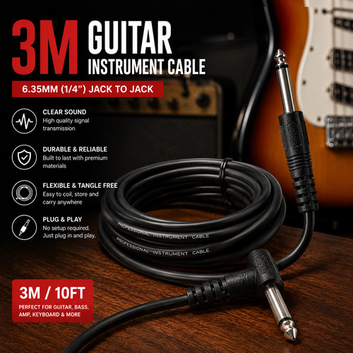 Guitar cable 35mm - guitar, jack