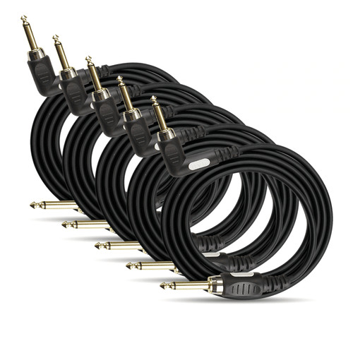 Pack 6m guitar cable - of,