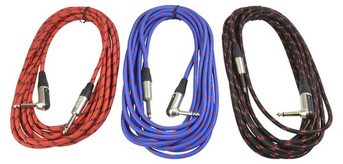 Guitar lead braided - guitar,