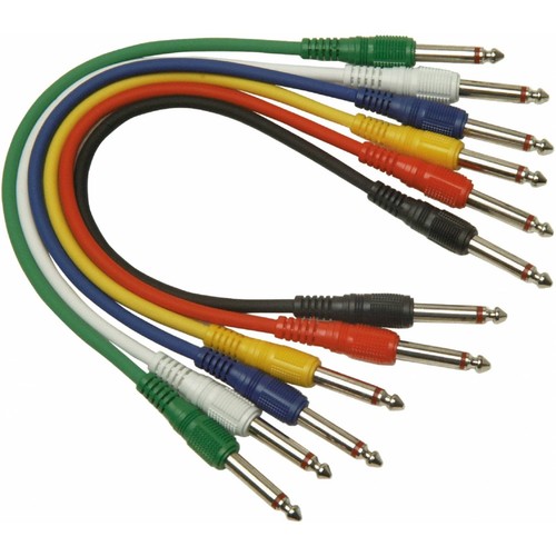 Patch leads 35mm mono - 1m,