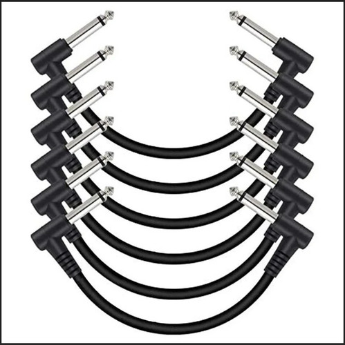 Guitar patch leads cables - 6, leads/cables