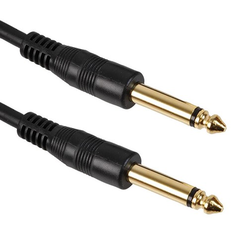 35mm mono guitar lead - mono, 1/4"