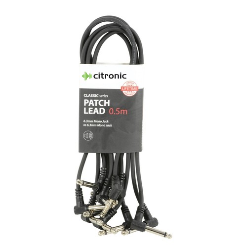 Guitar patch leads - 6x,