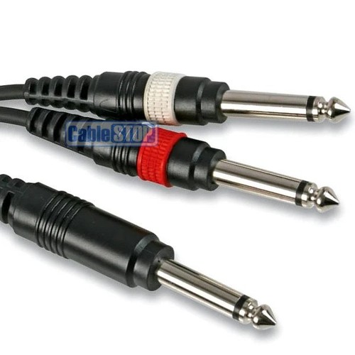 Premium 35mm mono jack y - 6.35mm,