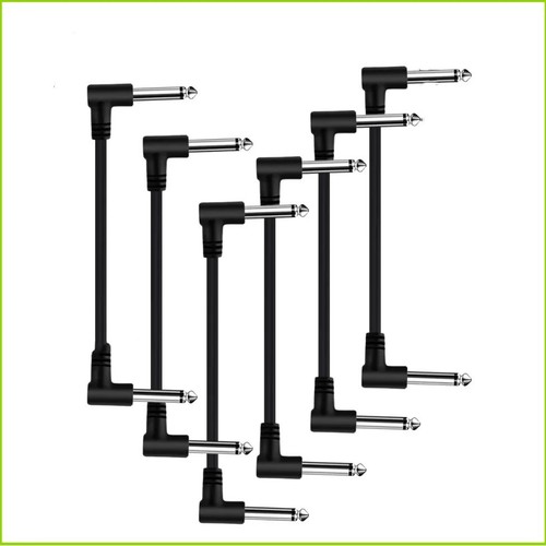 Guitar patch leads cables - 6, x